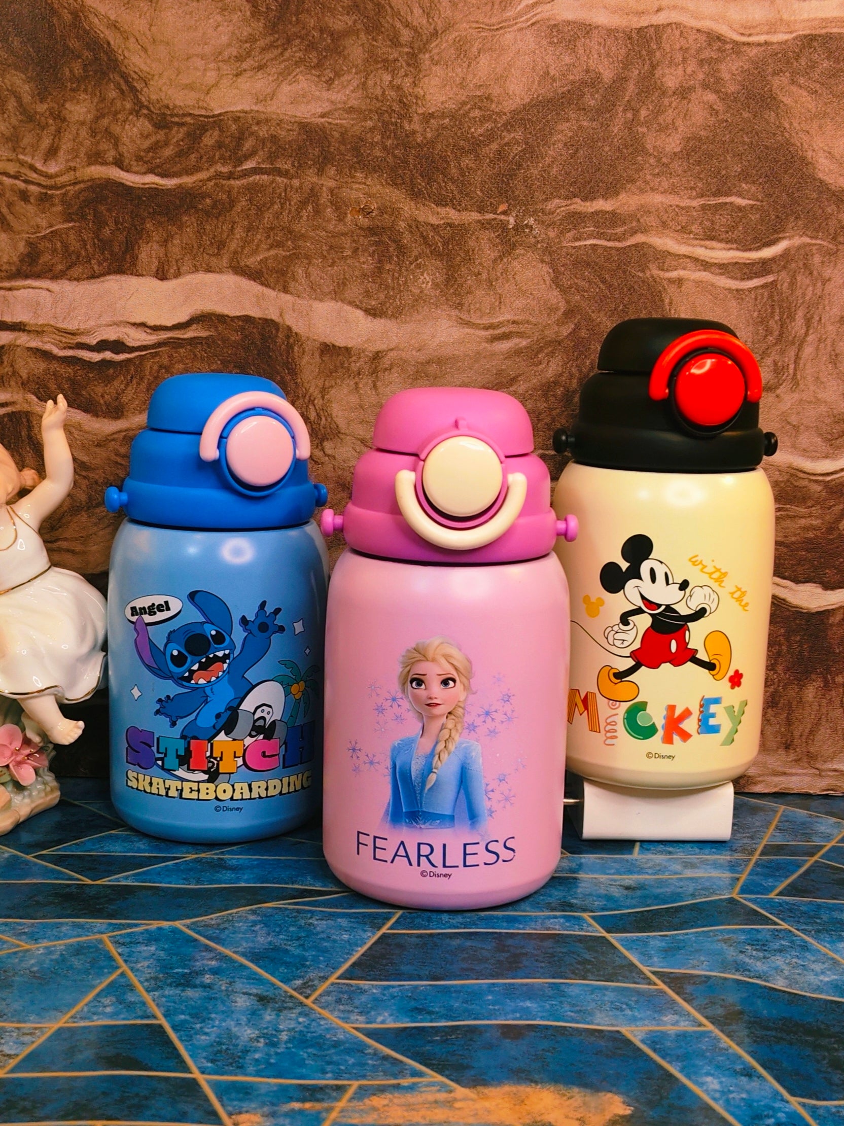 Disney Dreamers 🎀|Hot and Cold|Sipper Bottles|800Ml|Spill Proof|Detox Bottles