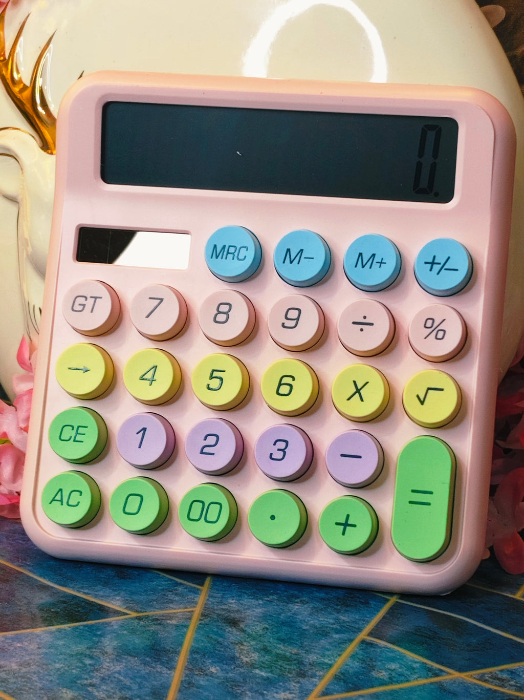 Electronic Calculator|Premium quality|Solar charging |Pastel colours|Kiidzkornerz