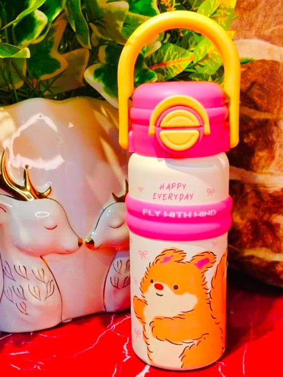 Happy 😃 Everyday Bottles|Dual Sip |spill Proof |Insulated|Toddler bottles |Premium quality|500ml