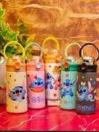 Stitch Bottles|With Handle|Leak Proof|Insulated|Stainless Steel|500ml