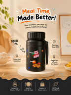 1000Ml Food Jars|Insulated|Stainless steel|Spillproof|With strainer|kiidzkornerz