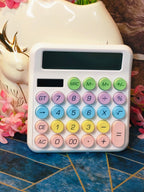 Electronic Calculator|Premium quality|Solar charging |Pastel colours|Kiidzkornerz