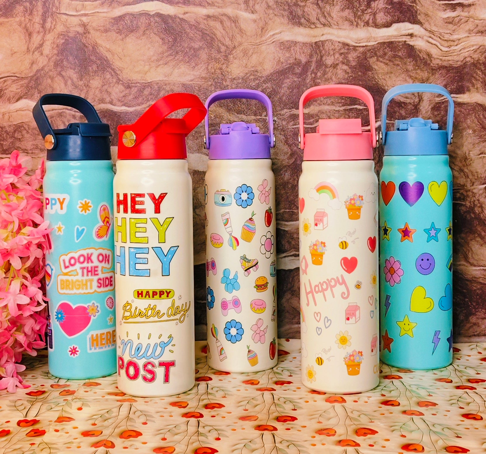 800ml flip straw fun bottles|dual sip|premium quality|100% Leakproof|kiidzkornerz