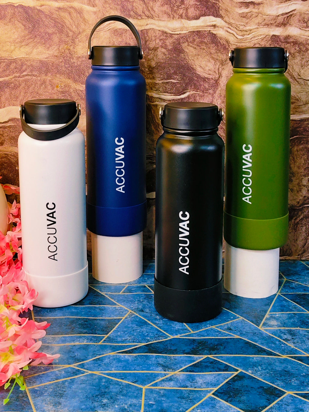 1000ml Wide Mouth Bottles|1L|Insulated bottles|Spillproof|With Silicon cover|Kiidzkornerz