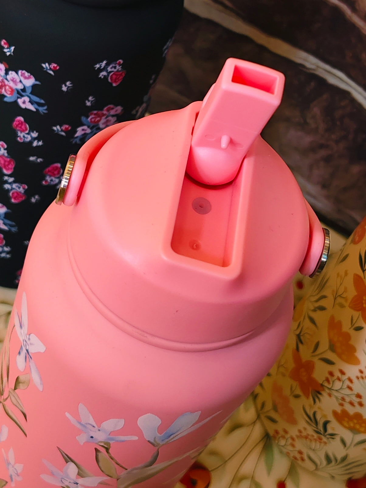 1000ml floral bottles ✨|Insulated|Stainless steel|Leakproof|Sipper|kiidzkornerz