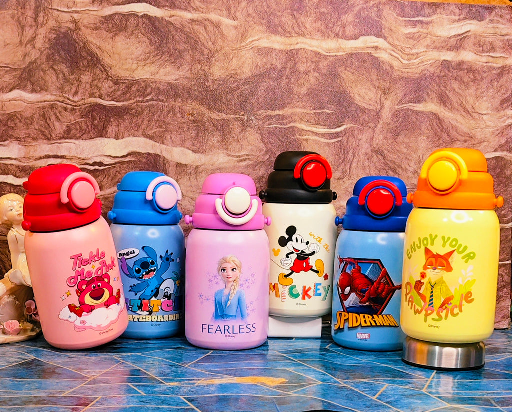 Disney Dreamers 🎀|Hot and Cold|Sipper Bottles|800Ml|Spill Proof|Detox Bottles